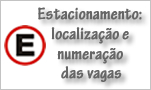 estacionamento localização e numeração das vagas 